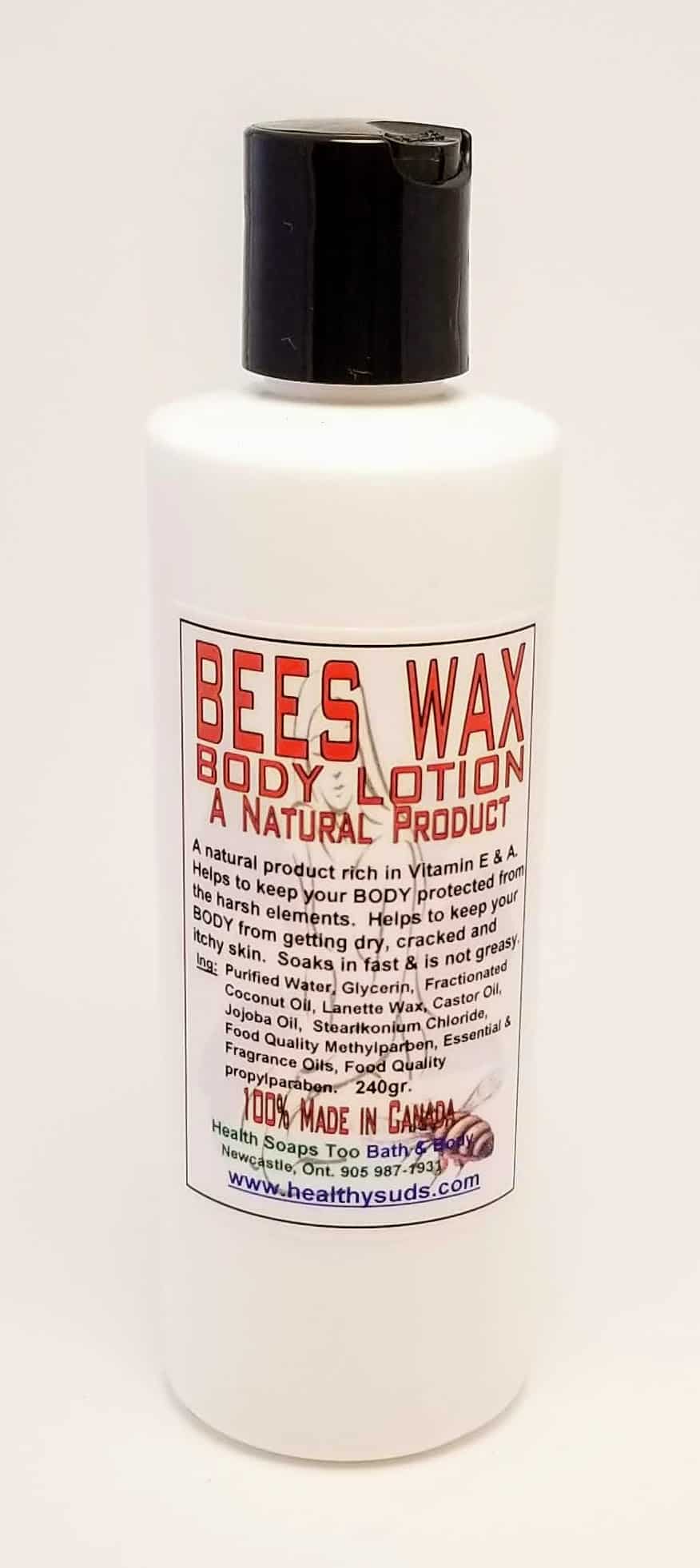 Bees Wax Body Lotion 250ml Health Soaps Bath & Body