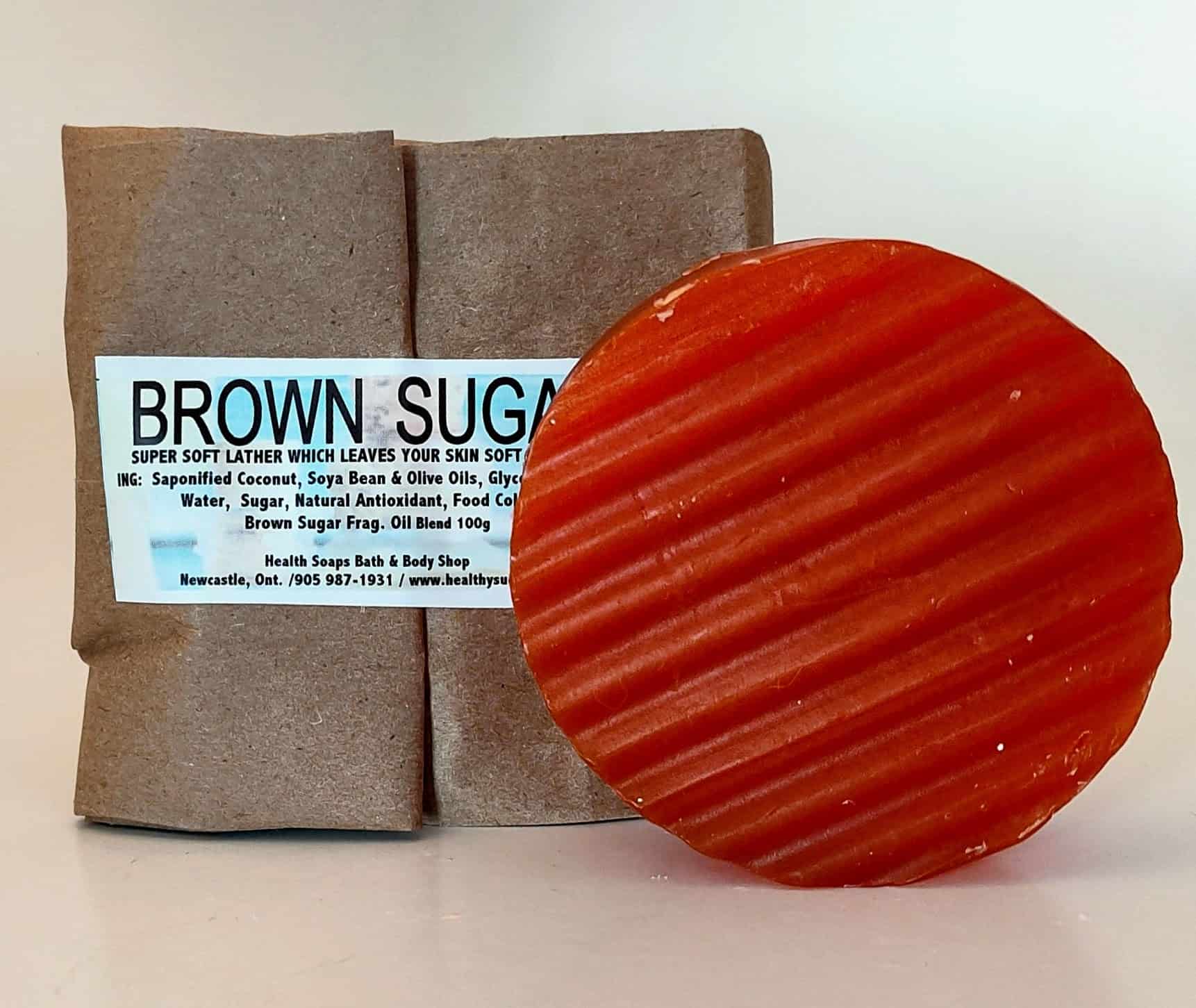 Brown Sugar Bar Soap (organic & biodegradable) 80gr | Health Soaps Bath ...