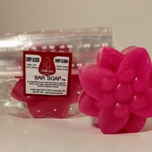 Cherry Blossom Flower Shape Bar Soap 100gr (organic & biodegradable)