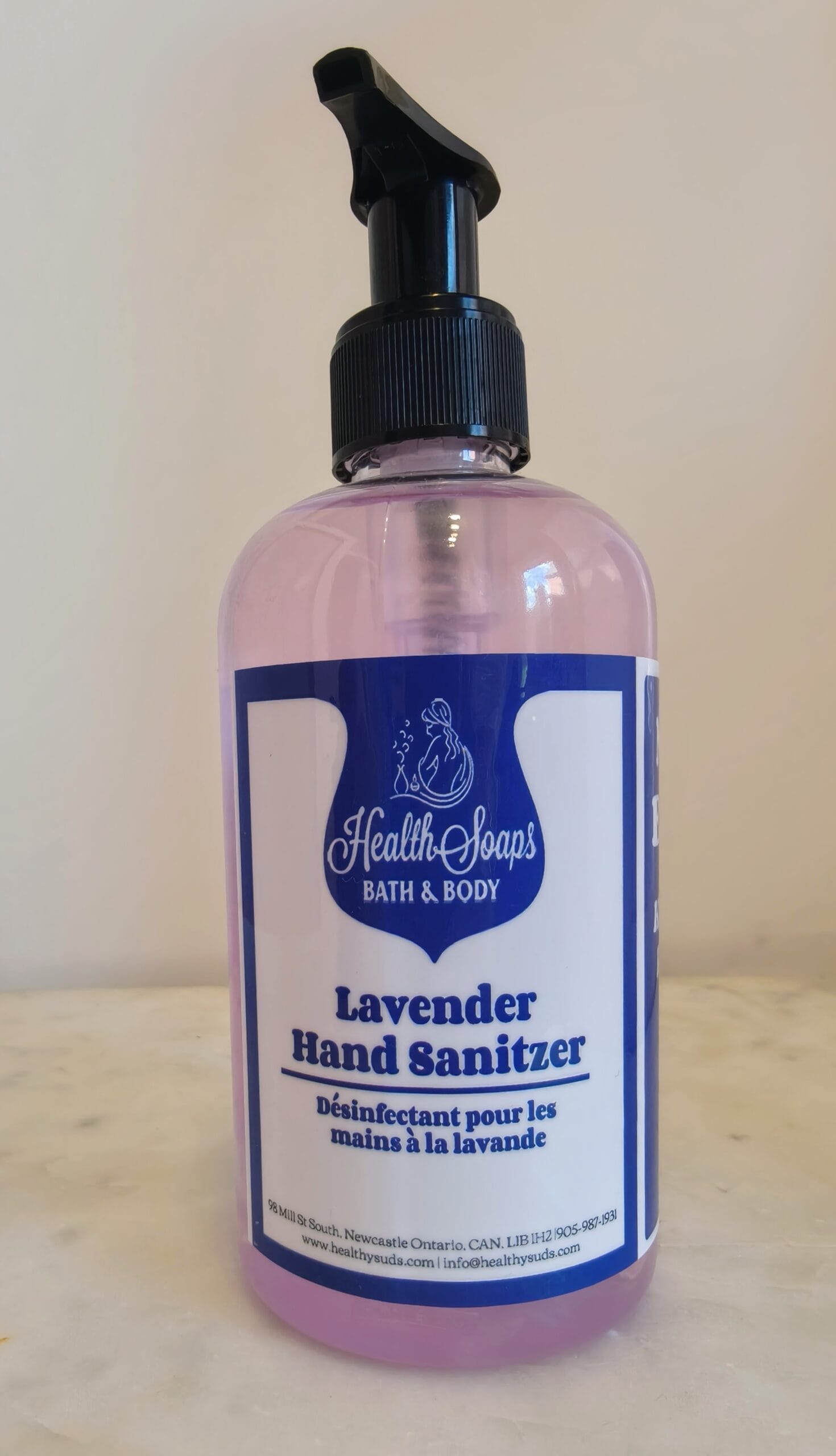 Lavender Hand Sanitizer 70% Alcohol with pump 250ml