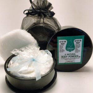 Lily of the Valley Body Powder with Powder Puff 40gr (Talc-Free)