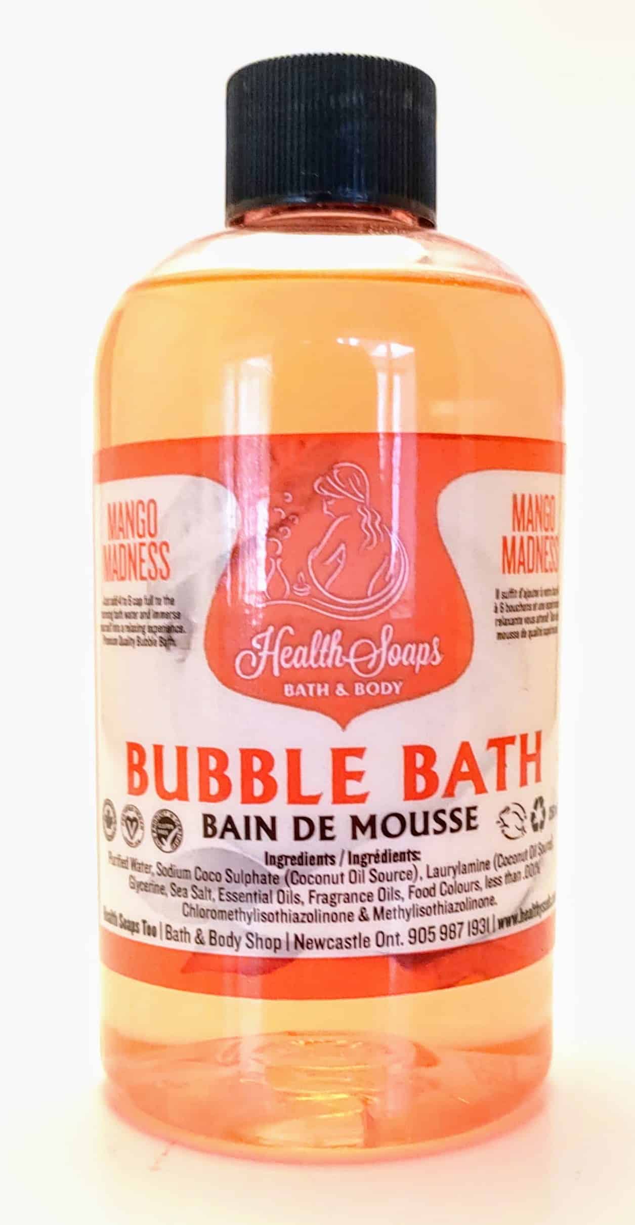 Mango Madness Bubble Bath 250Ml | Health Soaps Bath & Body