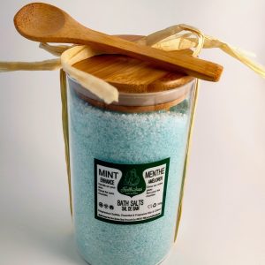 Mint Bath Salts in a Glass Jar 700gr