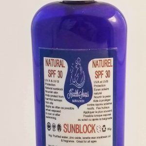 Natural Sunblock SPF 30 (UVA & UVB Protection)    95gr