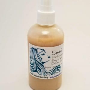 Sarah’s Vanilla Hair Detangler & Hair Repair Spray on (wet or dry) 250ml