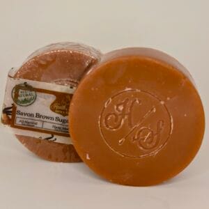 Vanilla-Brown Sugar Bar Soap (organic & biodegradable) 110gr