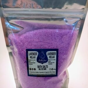 Lavender Bath Salts (Aromatherapy-Relaxing) 300gr