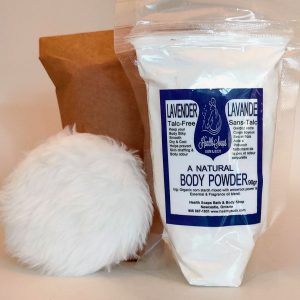 Lavender Talc-Free Body Powder Refill with bonus powder puff 90gr (Talc-Free)
