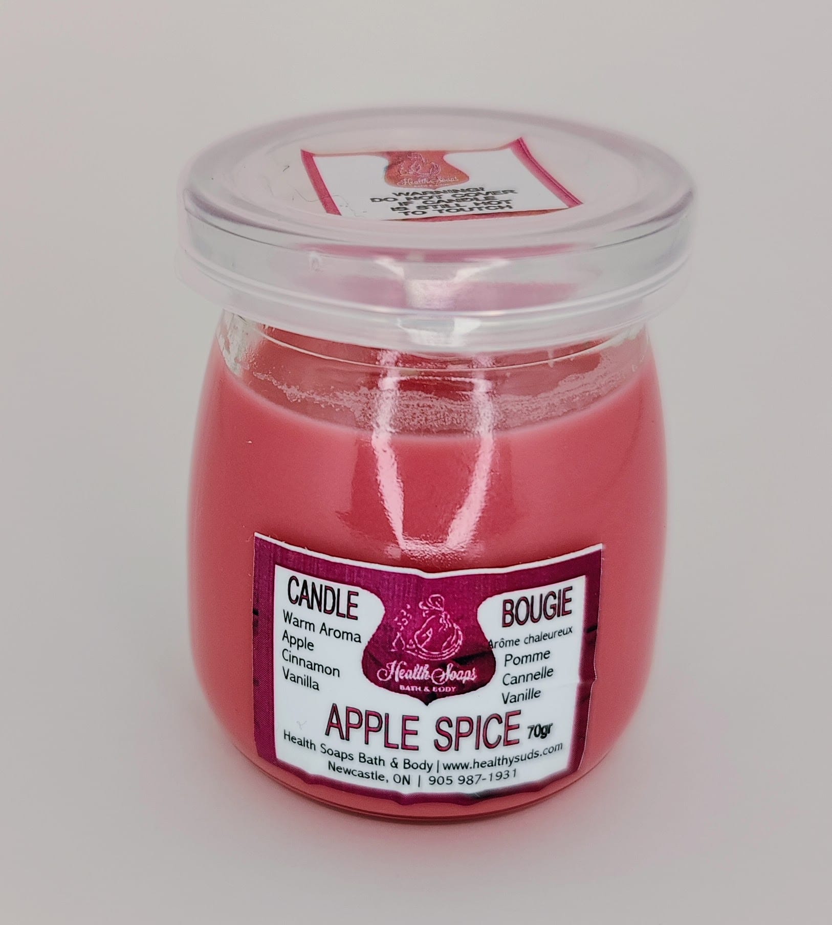 Apple Spice Soya Jar Candle 70gr - Image 3