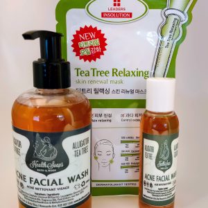 Tea Tree Acne Facial Wash & Mask Set