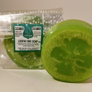 Cucumber Loofah Bar Soap 110gr (organic & biodegradable)