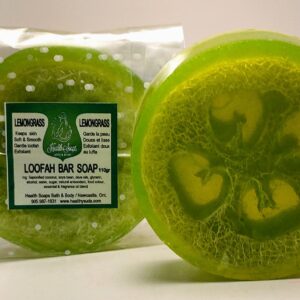 Lemongrass Loofah Bar Soap 110gr (organic & biodegradable)