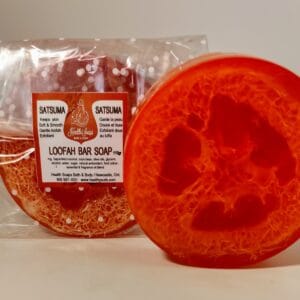 Satsuma Loofah Bar Soap 110gr (organic & biodegradable)