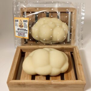 Coco Body Butter  Cloud Bar Set with Bamboo Dish 85gr