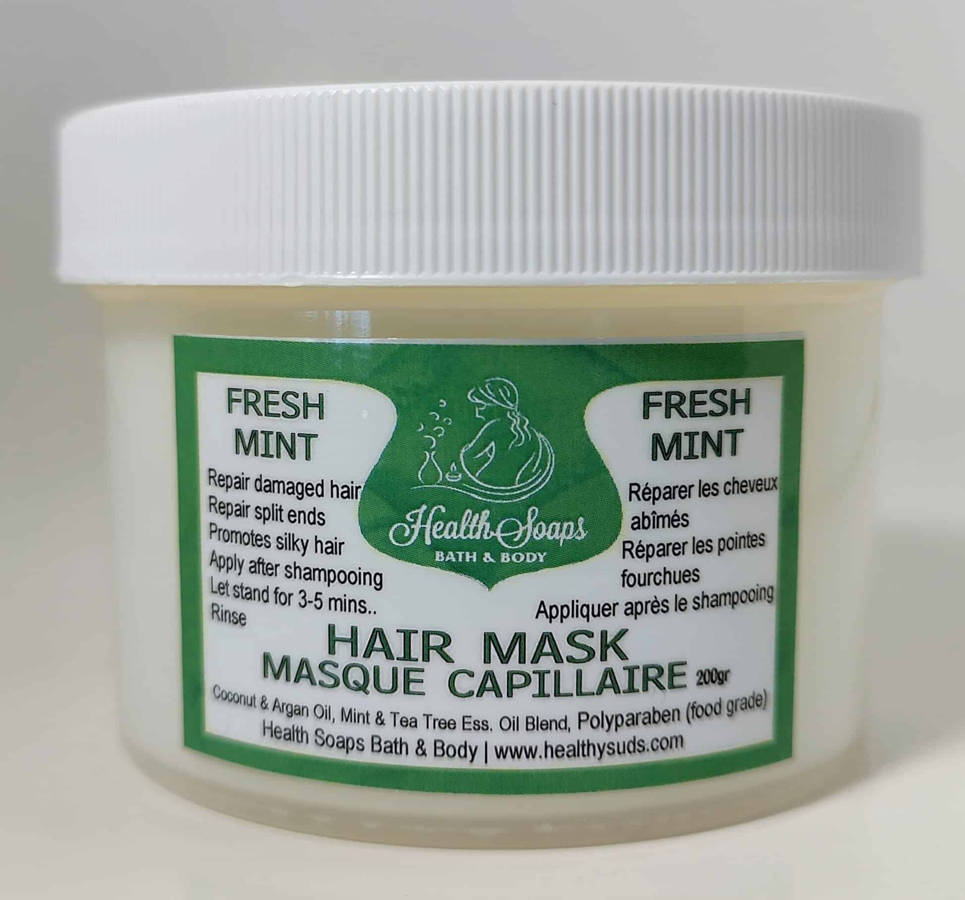Fresh Mint Hair Mask 200gr | Health Soaps Bath & Body
