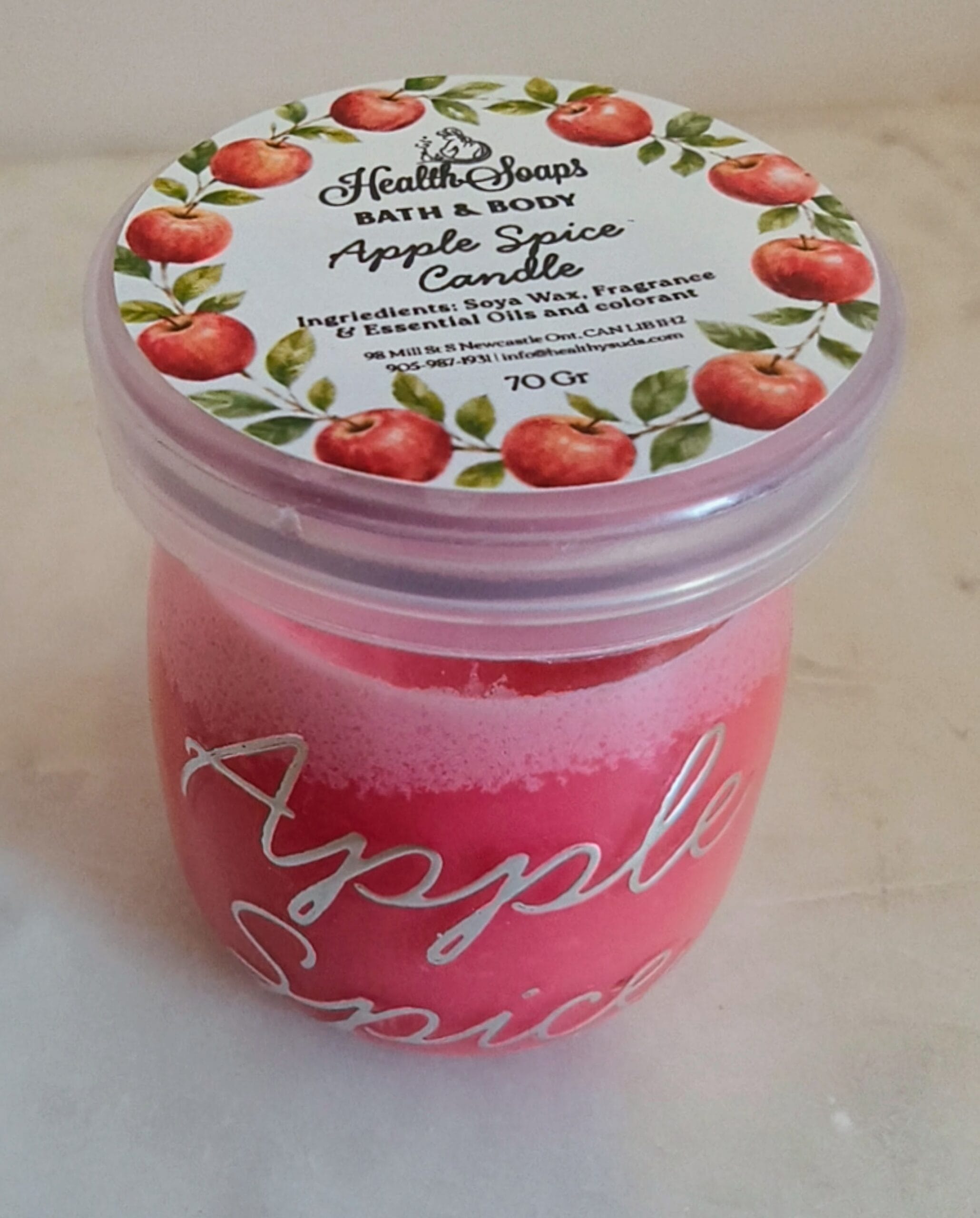 Apple Spice Soya Candle 70gr - Image 2