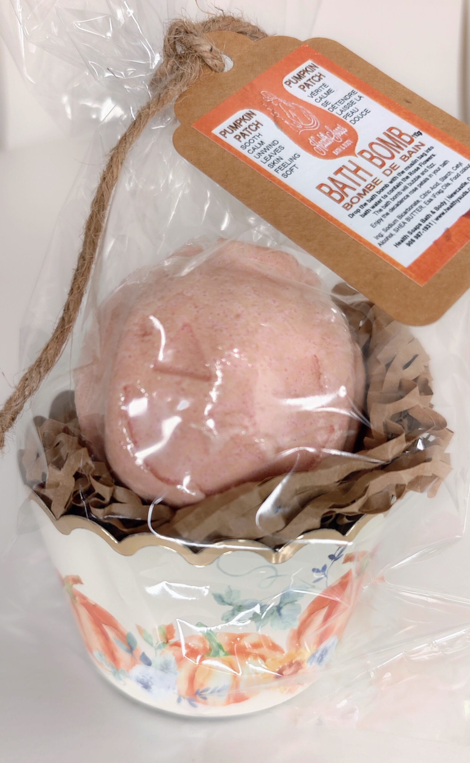 Pumpkin Patch Shea Butter Bath Bomb 2 halves 175gr