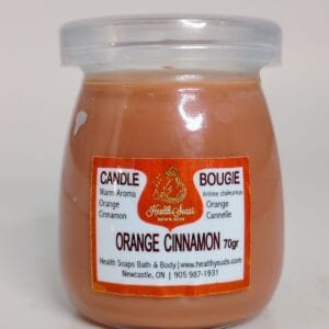 ORANGE CINNAMON SOYA JAR CANDLE 70GR