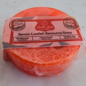 SATSUMA LOOFAH BAR SOAP 100GR